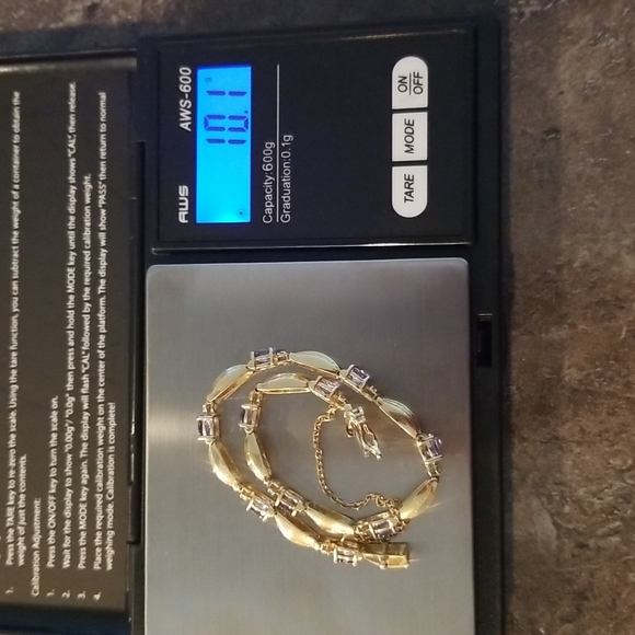 14kt Tanzanite Bracelet - Picture 4 of 6